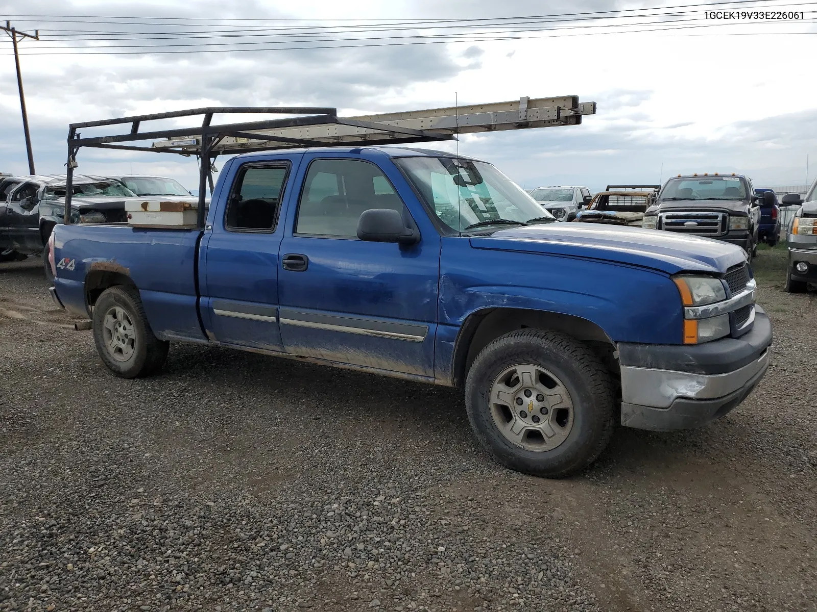 2003 Chevrolet Silverado K1500 VIN: 1GCEK19V33E226061 Lot: 59323904