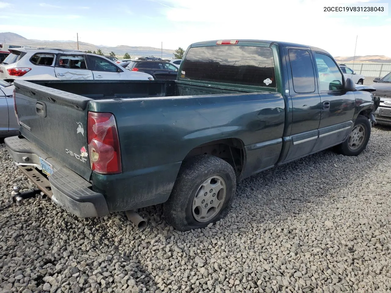 2003 Chevrolet Silverado C1500 VIN: 2GCEC19V831238043 Lot: 59339734