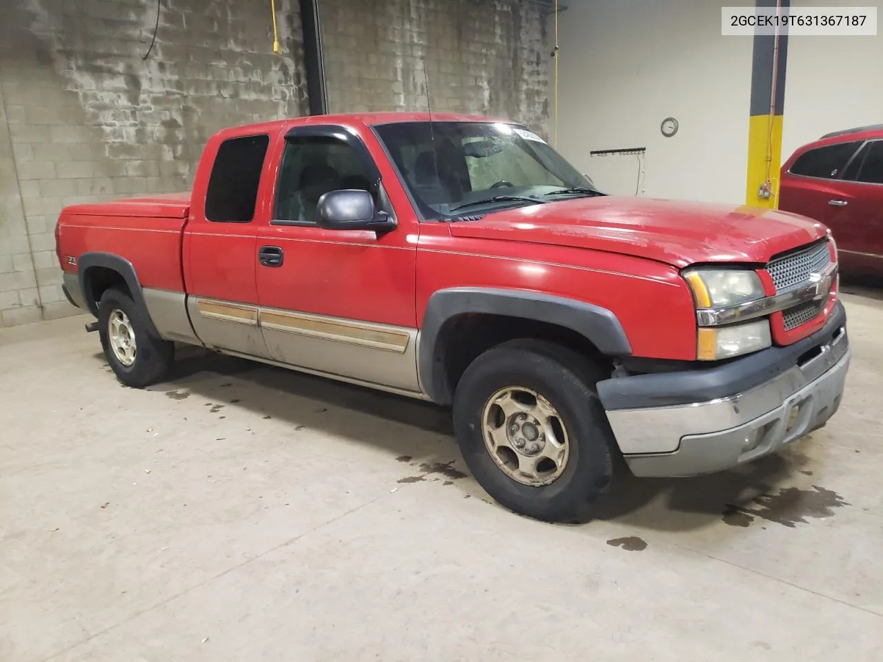 2003 Chevrolet Silverado K1500 VIN: 2GCEK19T631367187 Lot: 62482234