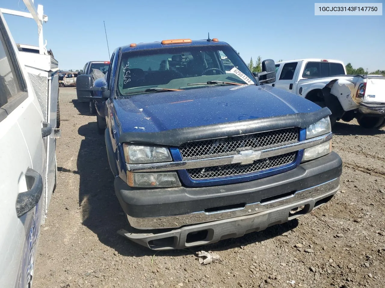 2003 Chevrolet Silverado C3500 VIN: 1GCJC33143F147750 Lot: 62551314