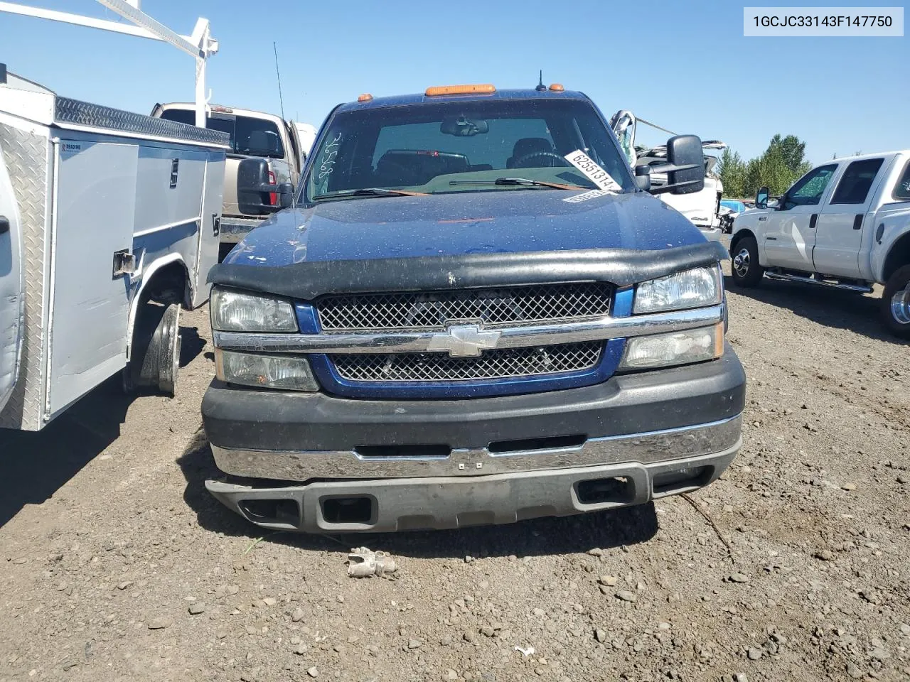 2003 Chevrolet Silverado C3500 VIN: 1GCJC33143F147750 Lot: 62551314