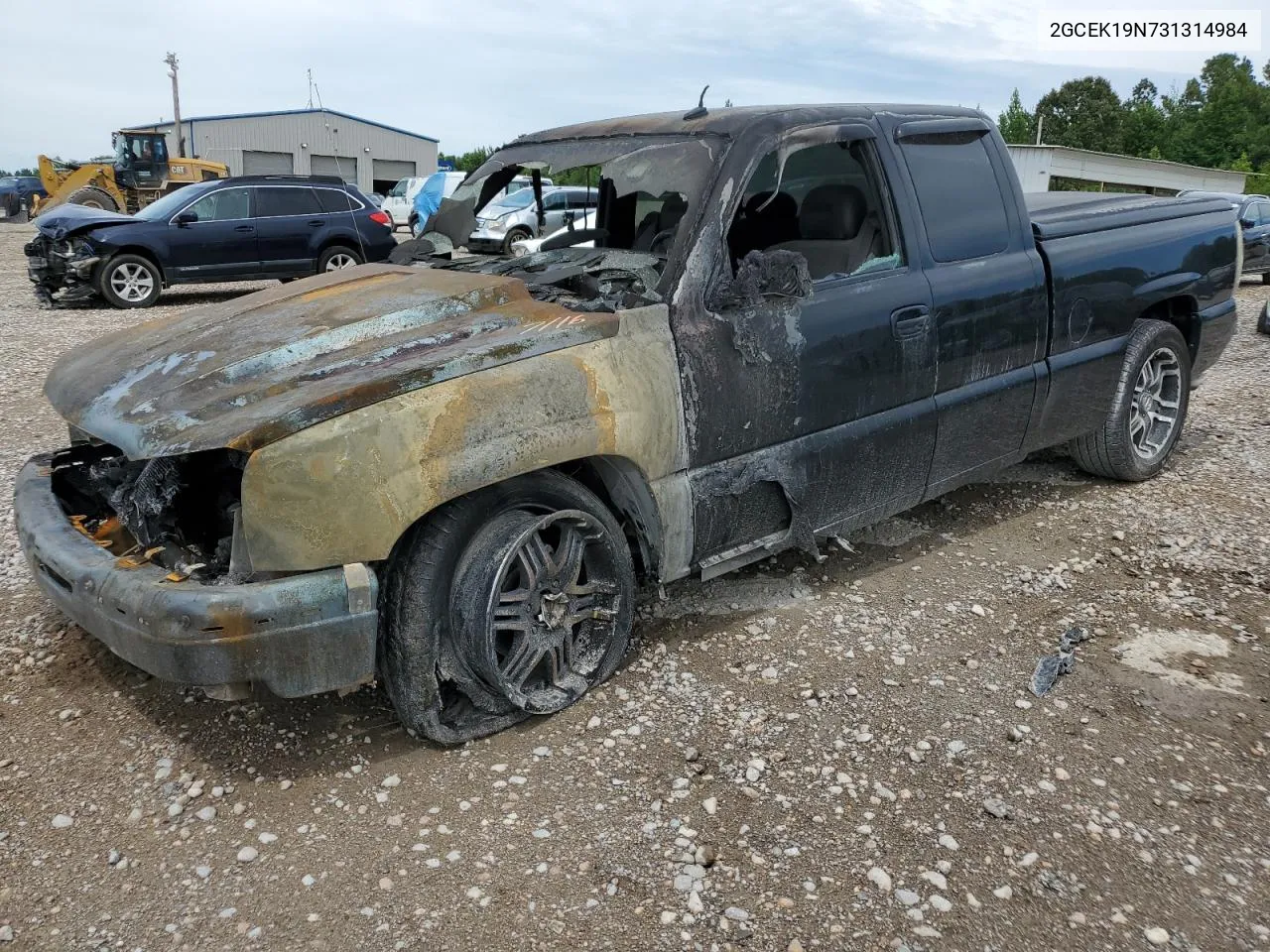 2003 Chevrolet Silverado K1500 VIN: 2GCEK19N731314984 Lot: 63257914