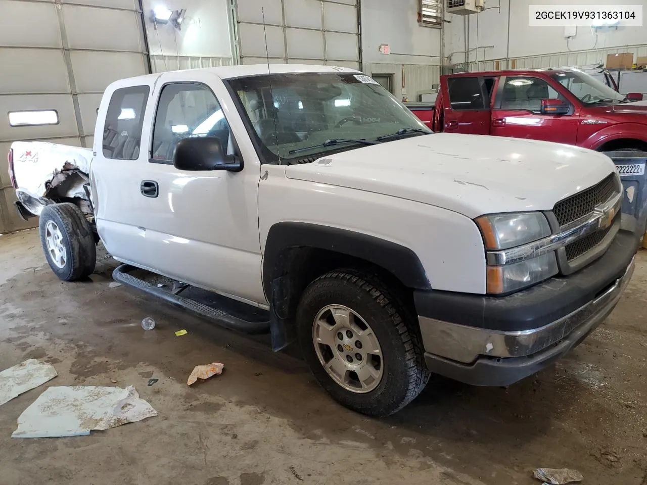 2003 Chevrolet Silverado K1500 VIN: 2GCEK19V931363104 Lot: 63974714