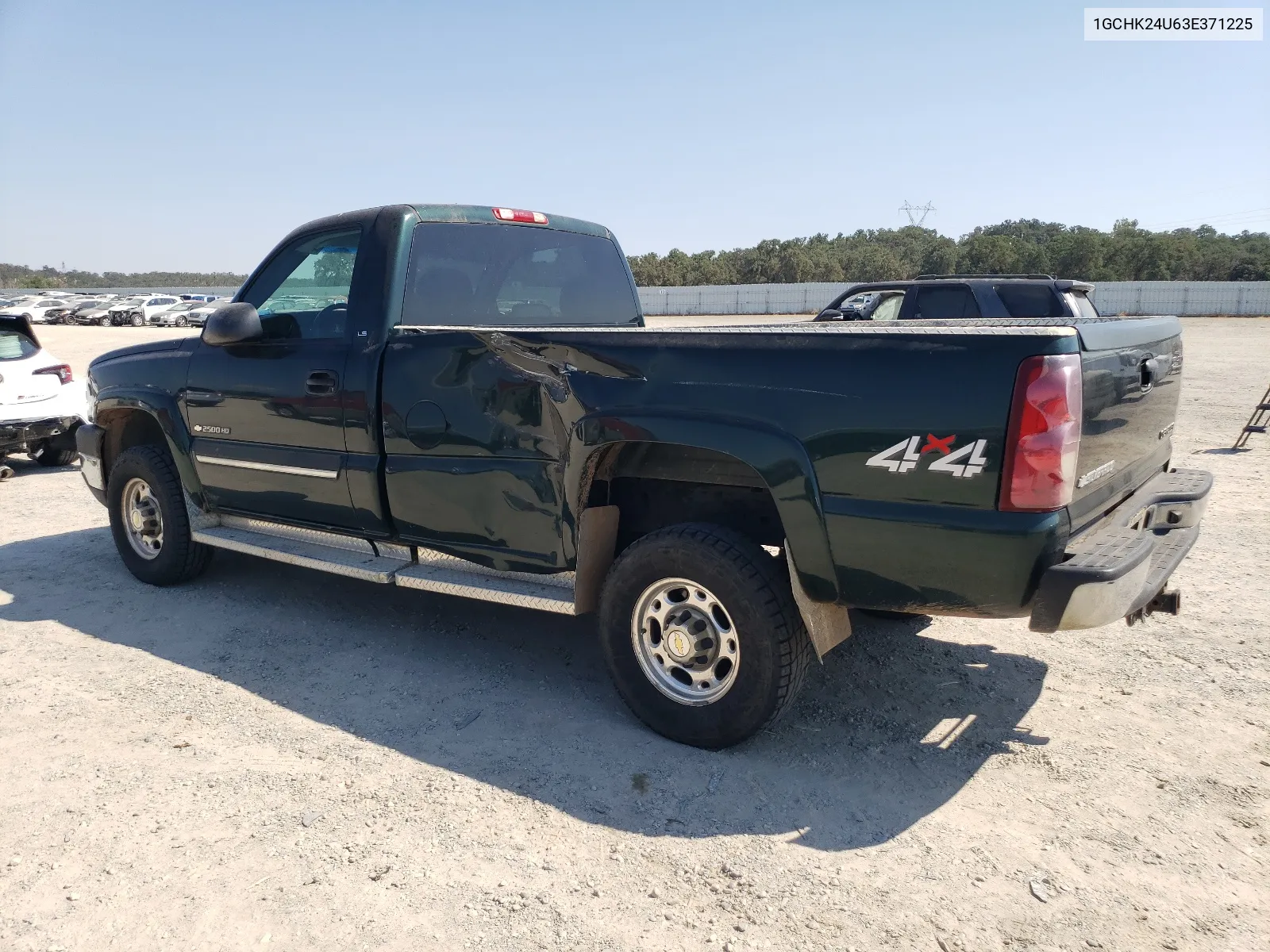 2003 Chevrolet Silverado K2500 Heavy Duty VIN: 1GCHK24U63E371225 Lot: 64012554