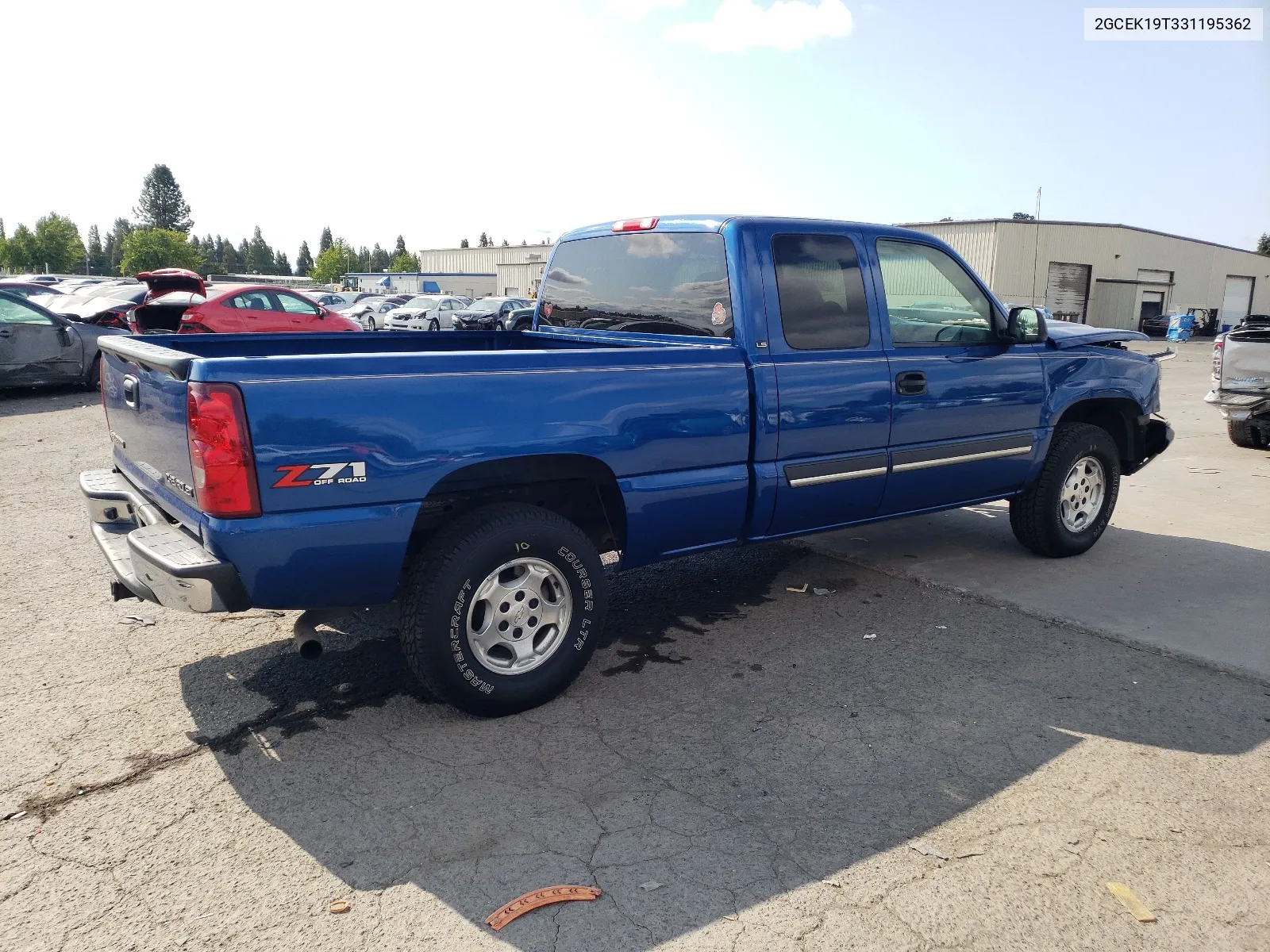 2003 Chevrolet Silverado K1500 VIN: 2GCEK19T331195362 Lot: 64221564