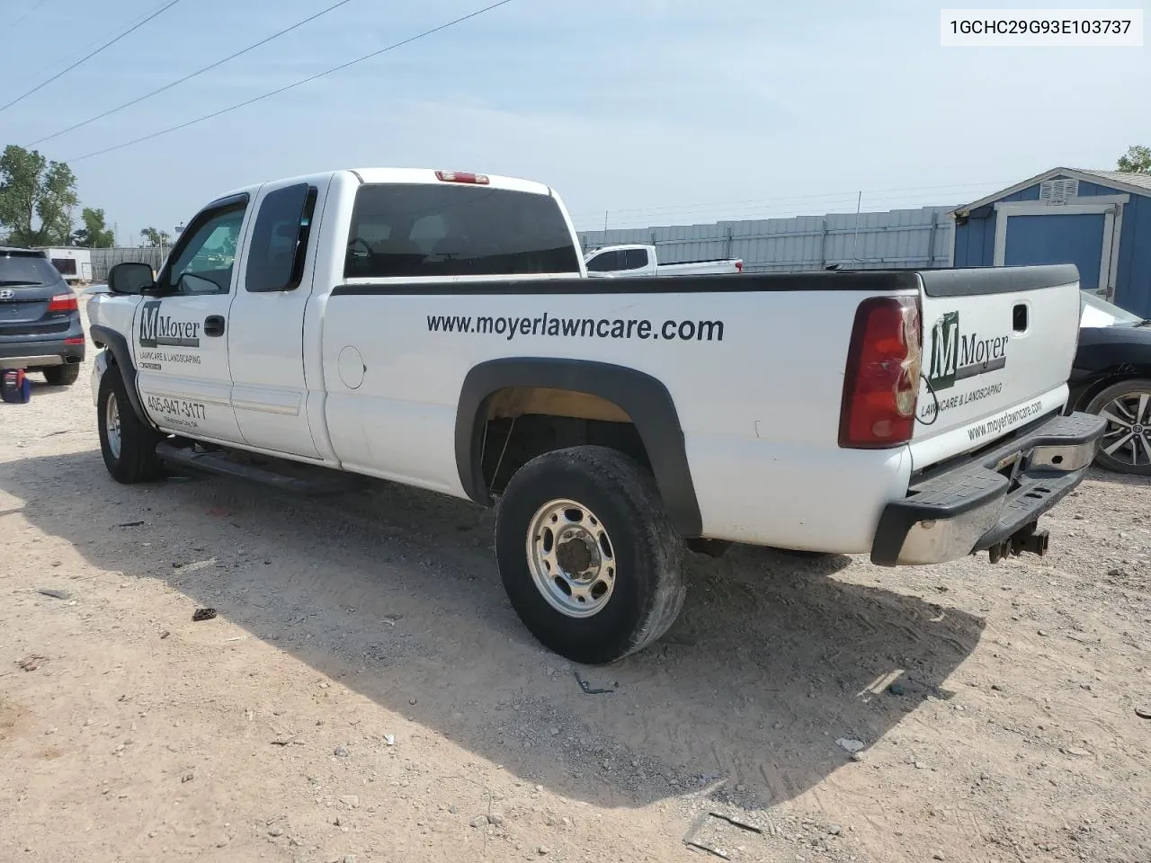 2003 Chevrolet Silverado C2500 Heavy Duty VIN: 1GCHC29G93E103737 Lot: 65167984