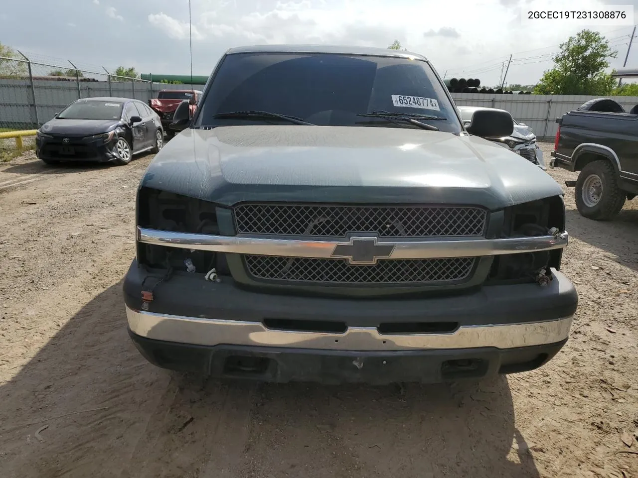 2003 Chevrolet Silverado C1500 VIN: 2GCEC19T231308876 Lot: 65248774