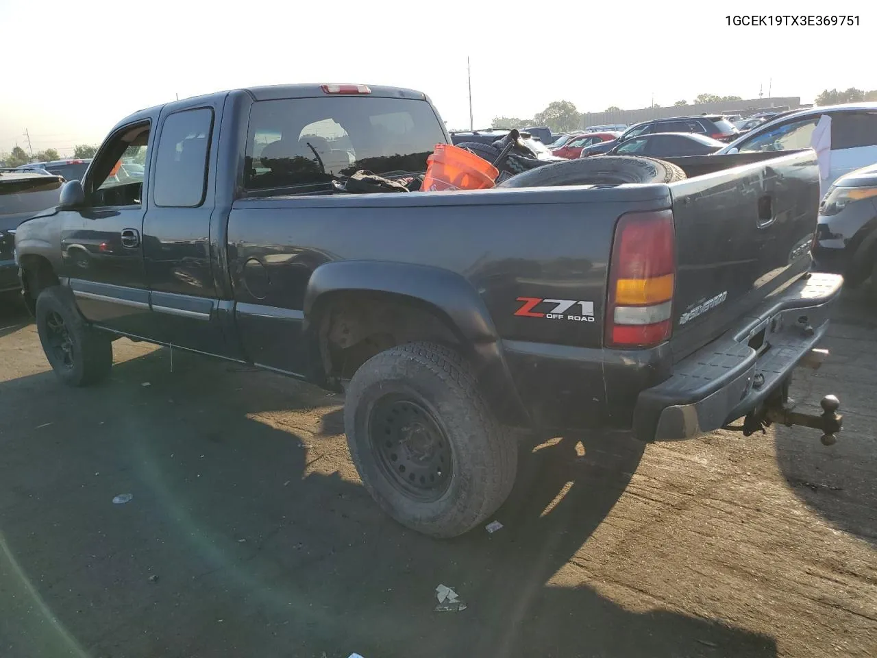 2003 Chevrolet Silverado K1500 VIN: 1GCEK19TX3E369751 Lot: 65570014