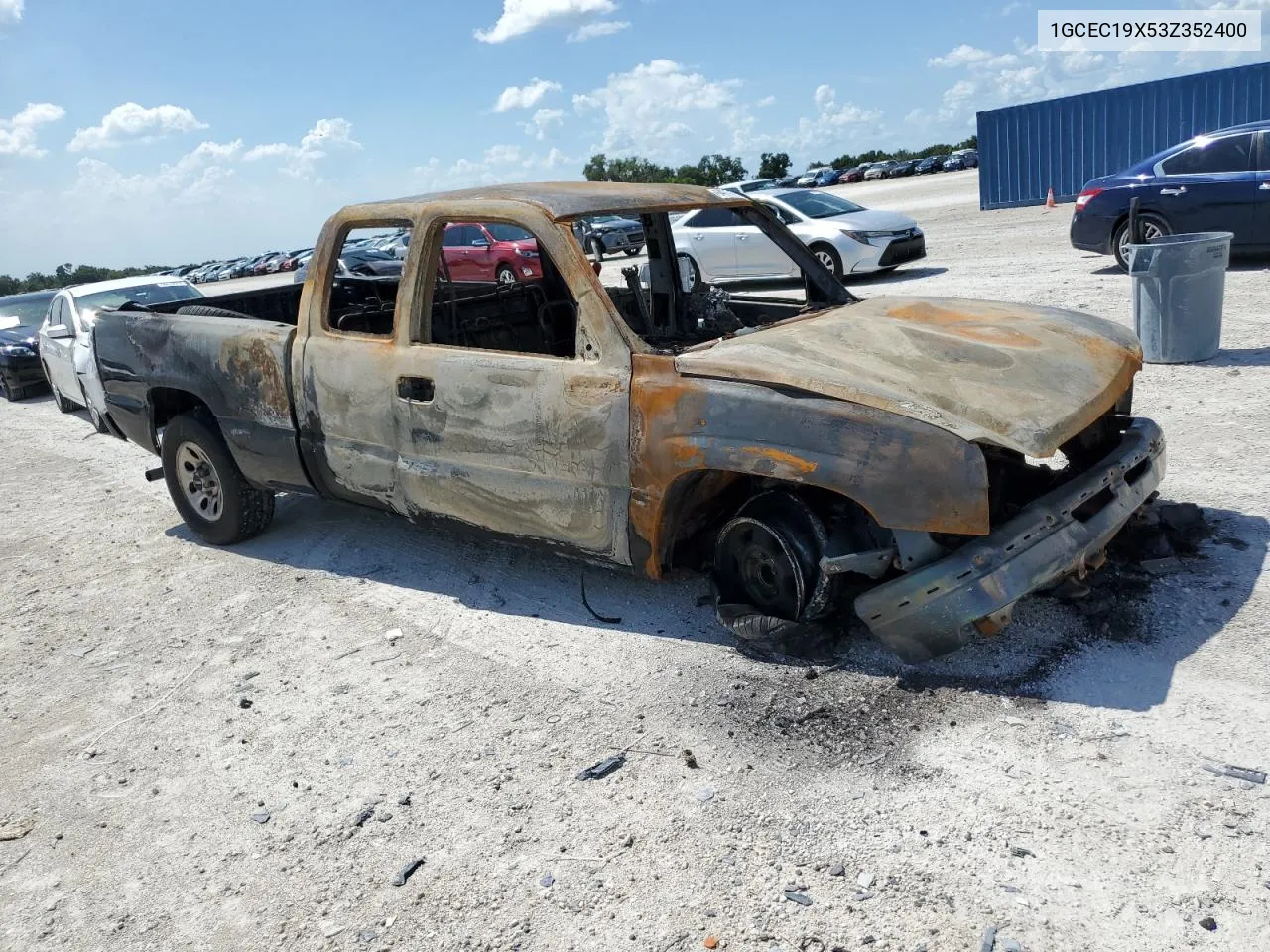 2003 Chevrolet Silverado C1500 VIN: 1GCEC19X53Z352400 Lot: 66325024