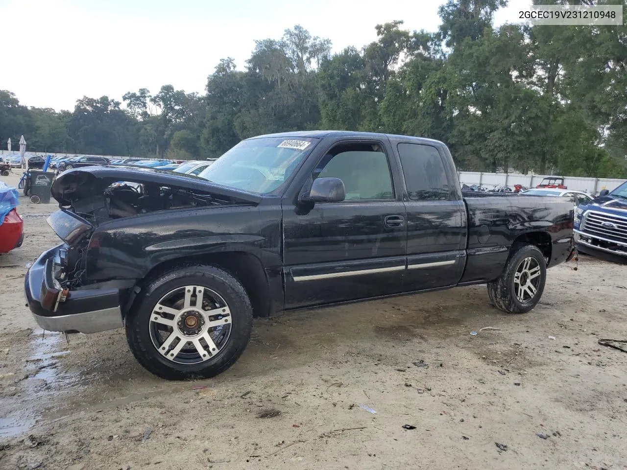 2003 Chevrolet Silverado C1500 VIN: 2GCEC19V231210948 Lot: 66940664