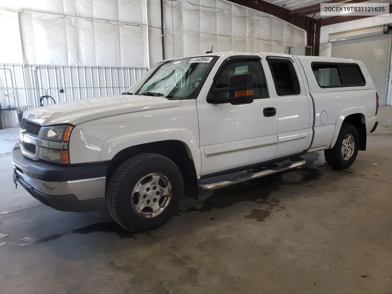 2003 Chevrolet Silverado K1500 VIN: 2GCEK19T531121635 Lot: 67043954