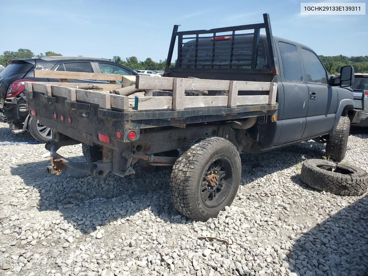 2003 Chevrolet Silverado K2500 Heavy Duty VIN: 1GCHK29133E139311 Lot: 67979744