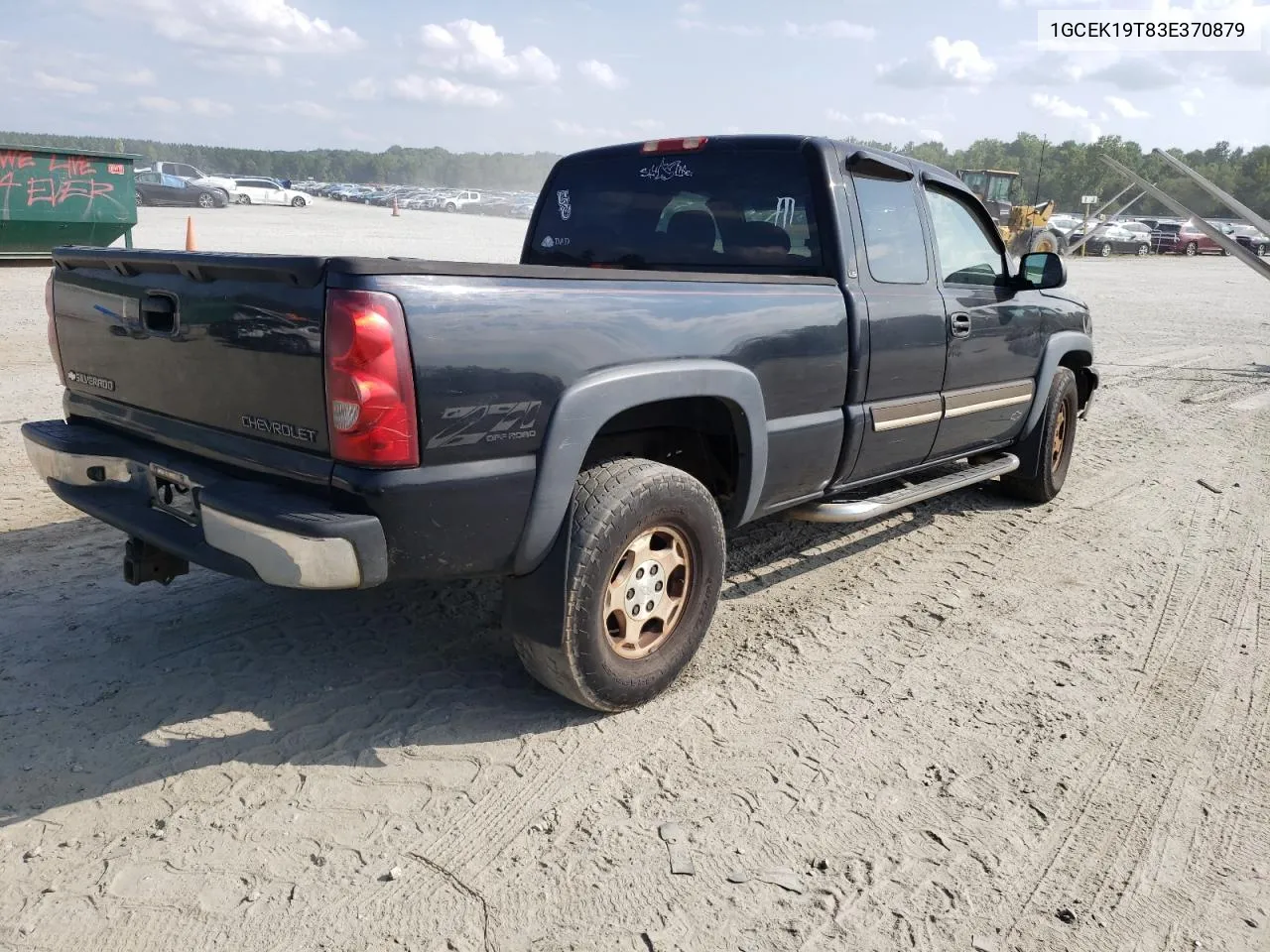 2003 Chevrolet Silverado K1500 VIN: 1GCEK19T83E370879 Lot: 68044324