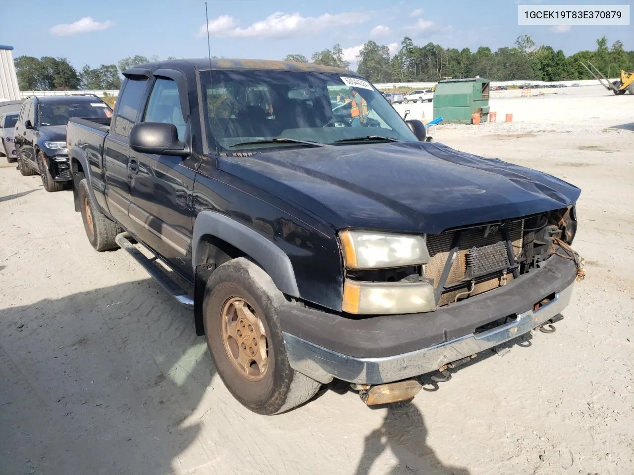 2003 Chevrolet Silverado K1500 VIN: 1GCEK19T83E370879 Lot: 68044324