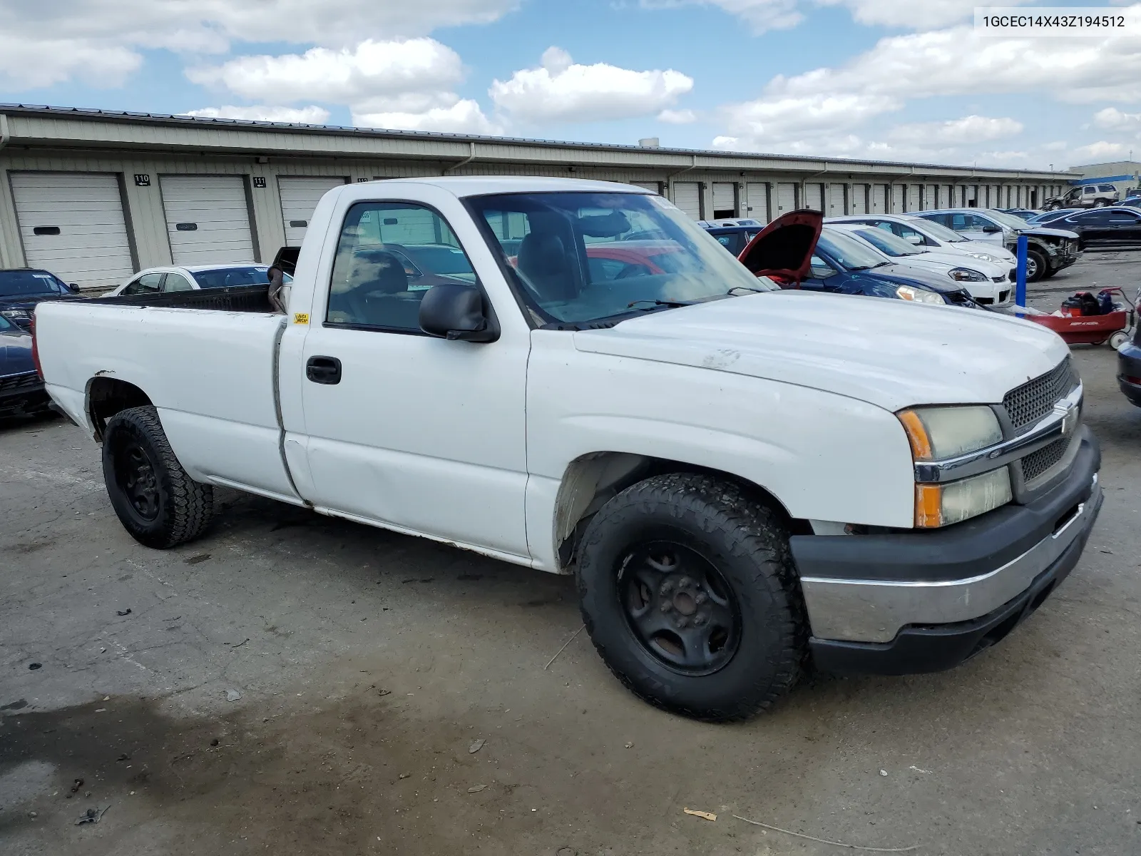 2003 Chevrolet Silverado C1500 VIN: 1GCEC14X43Z194512 Lot: 68387294