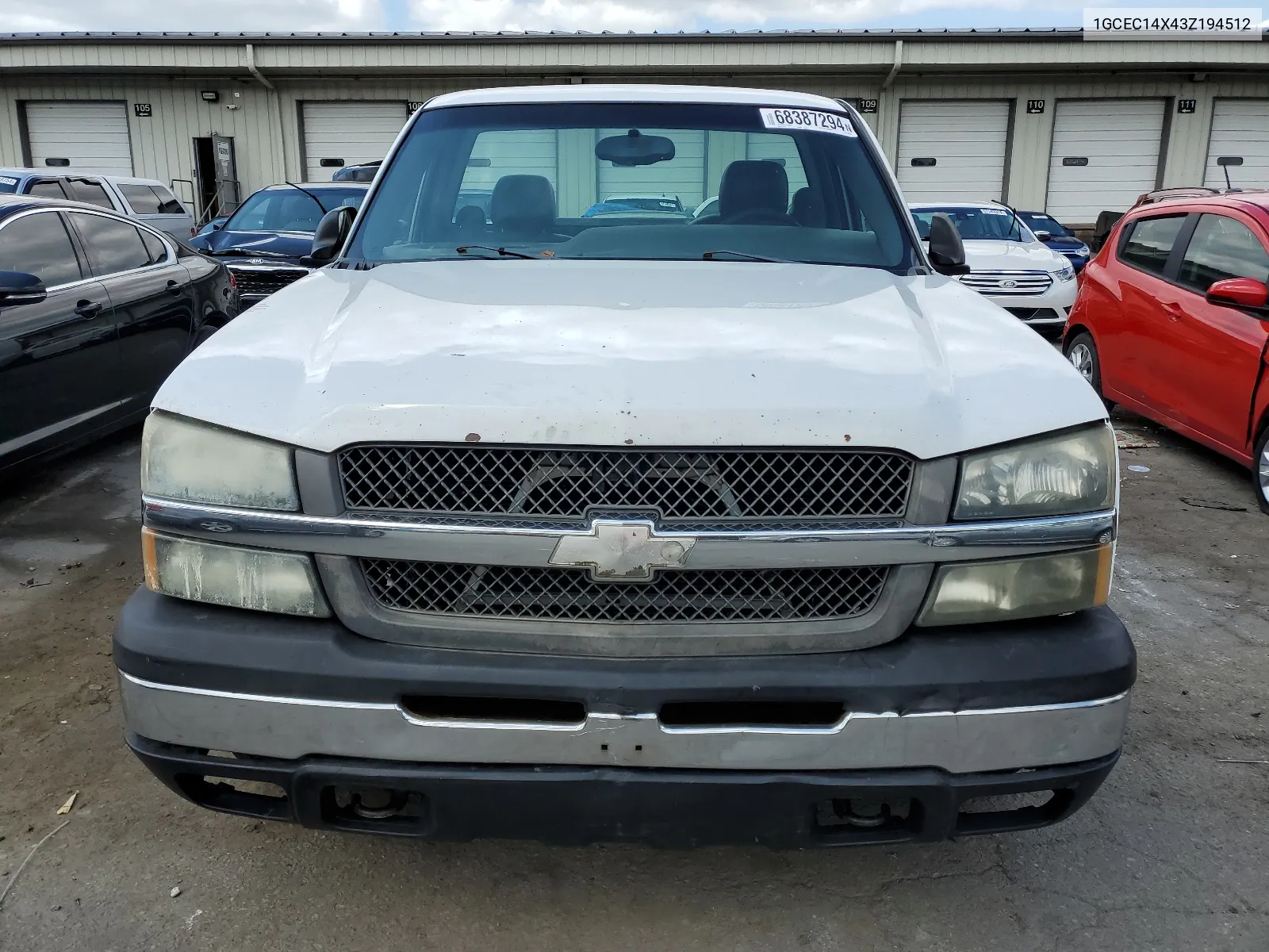 2003 Chevrolet Silverado C1500 VIN: 1GCEC14X43Z194512 Lot: 68387294