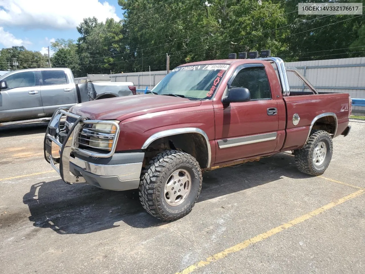 2003 Chevrolet Silverado K1500 VIN: 1GCEK14V33Z176617 Lot: 68540694