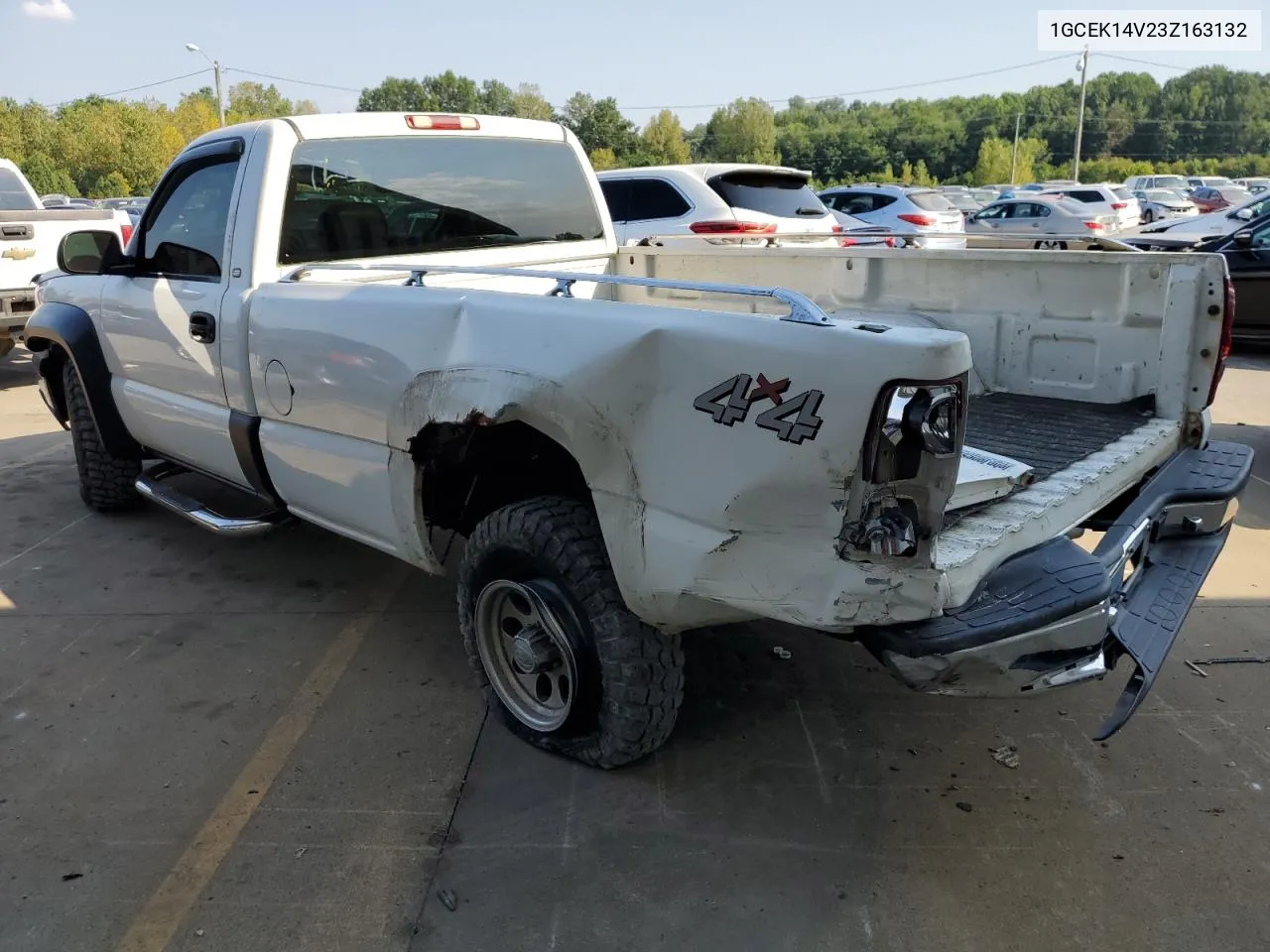 2003 Chevrolet Silverado K1500 VIN: 1GCEK14V23Z163132 Lot: 69028254