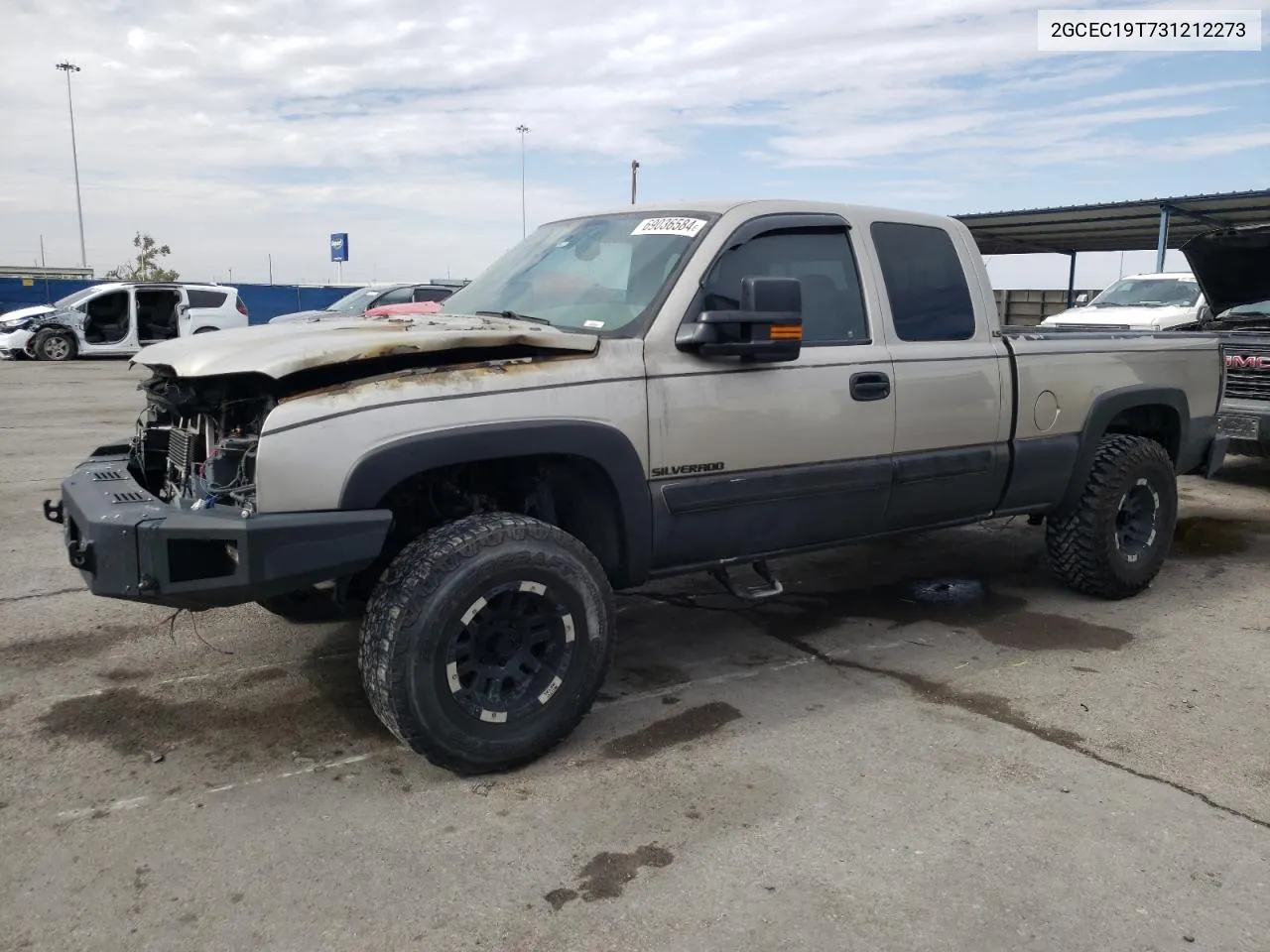 2003 Chevrolet Silverado C1500 VIN: 2GCEC19T731212273 Lot: 69036584