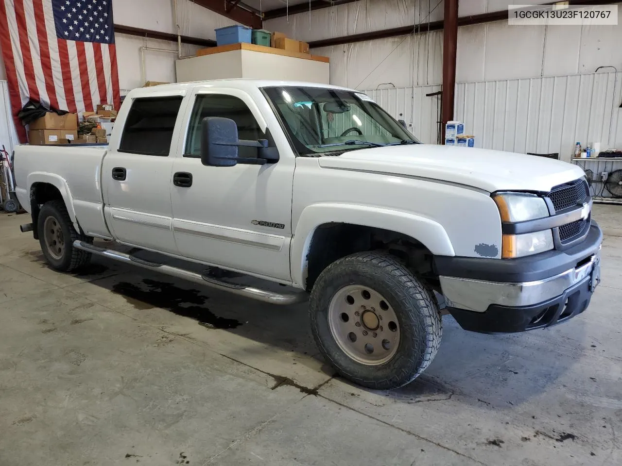 2003 Chevrolet Silverado K1500 Heavy Duty VIN: 1GCGK13U23F120767 Lot: 69051124