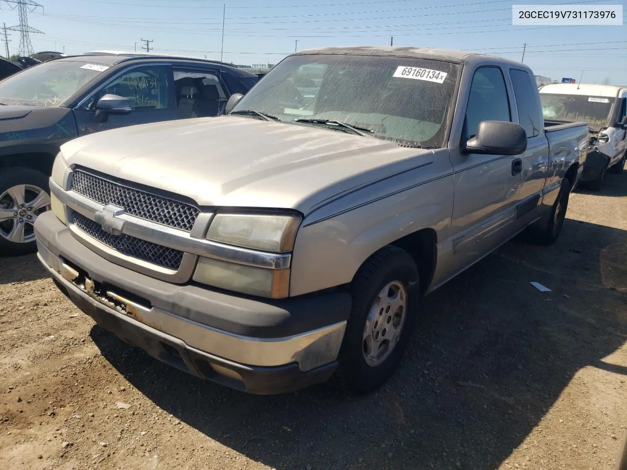 2003 Chevrolet Silverado C1500 VIN: 2GCEC19V731173976 Lot: 69160134