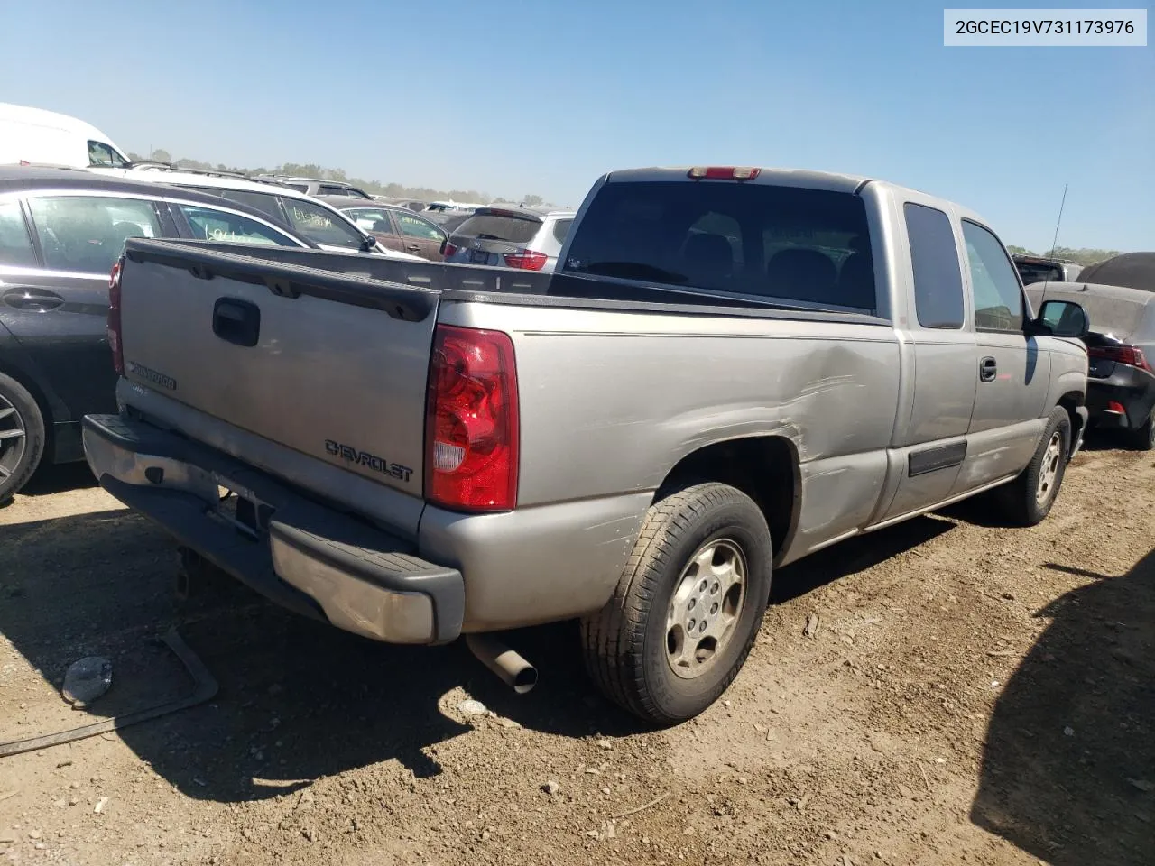 2003 Chevrolet Silverado C1500 VIN: 2GCEC19V731173976 Lot: 69160134