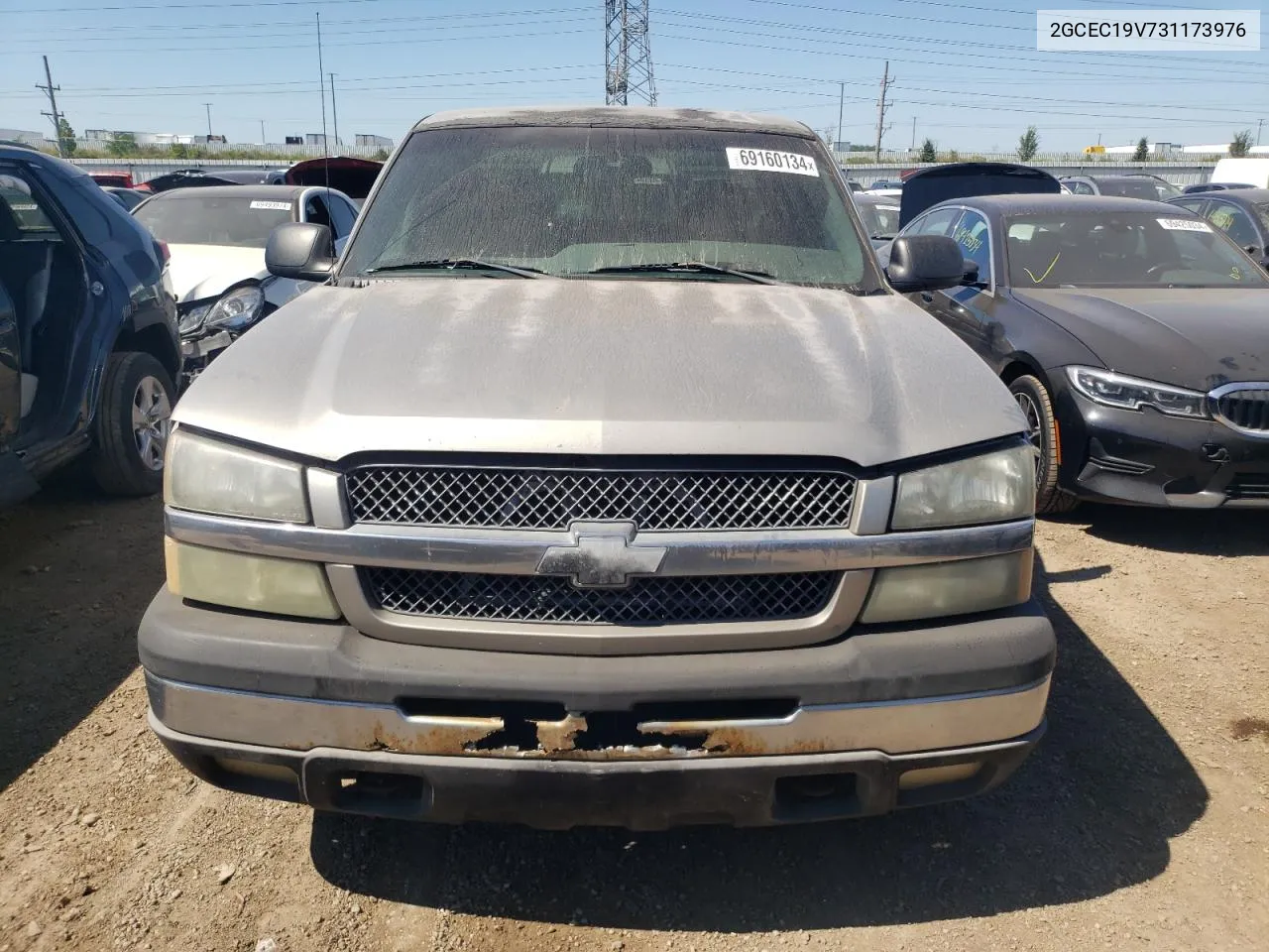 2003 Chevrolet Silverado C1500 VIN: 2GCEC19V731173976 Lot: 69160134