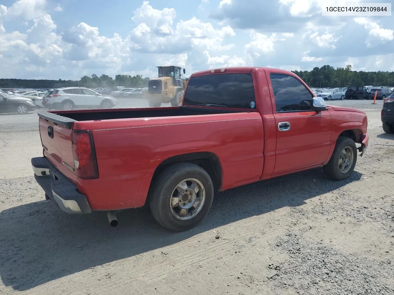 2003 Chevrolet Silverado C1500 VIN: 1GCEC14V23Z109844 Lot: 69181134