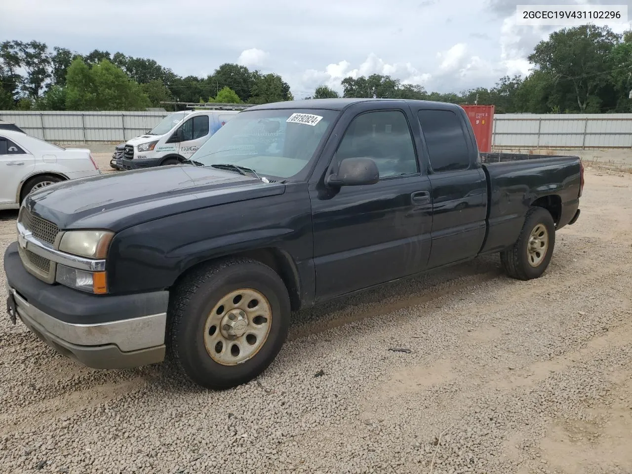 2003 Chevrolet Silverado C1500 VIN: 2GCEC19V431102296 Lot: 69192824