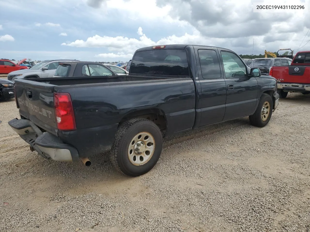 2003 Chevrolet Silverado C1500 VIN: 2GCEC19V431102296 Lot: 69192824