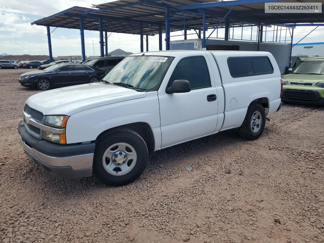 2003 Chevrolet Silverado C1500 VIN: 1GCEC14X43Z263411 Lot: 69336314