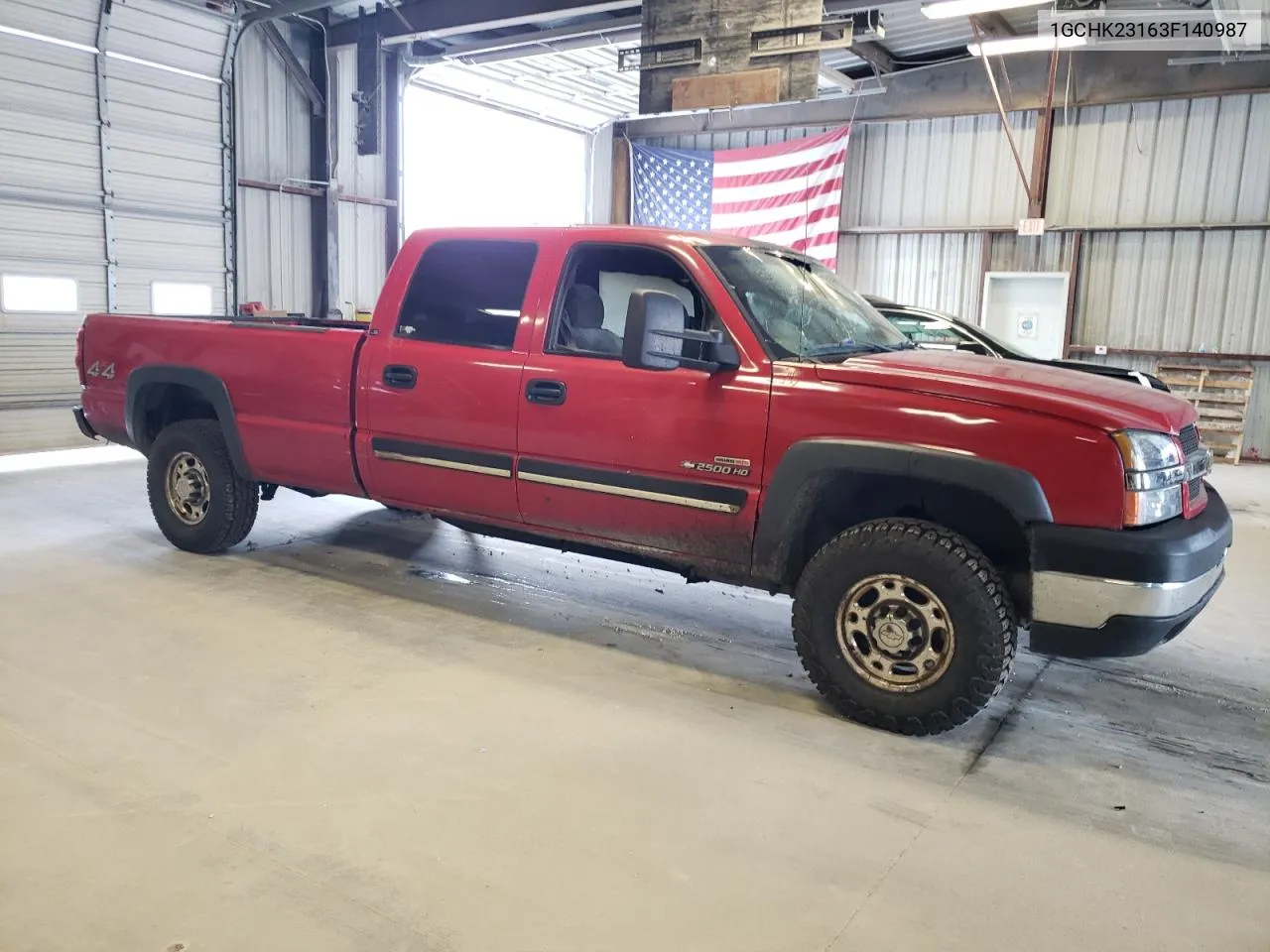 2003 Chevrolet Silverado K2500 Heavy Duty VIN: 1GCHK23163F140987 Lot: 69512804