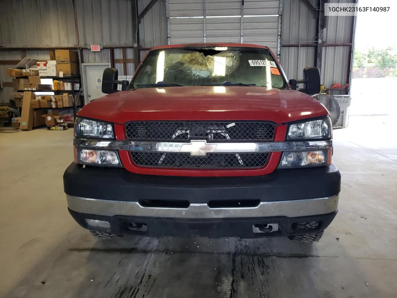 2003 Chevrolet Silverado K2500 Heavy Duty VIN: 1GCHK23163F140987 Lot: 69512804