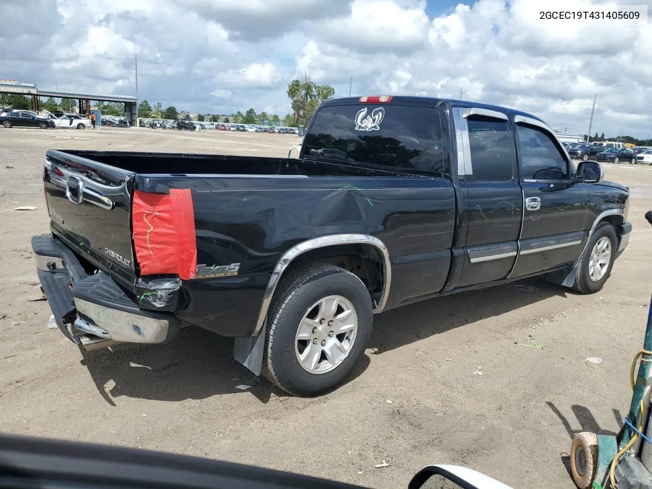 2003 Chevrolet Silverado C1500 VIN: 2GCEC19T431405609 Lot: 69836864