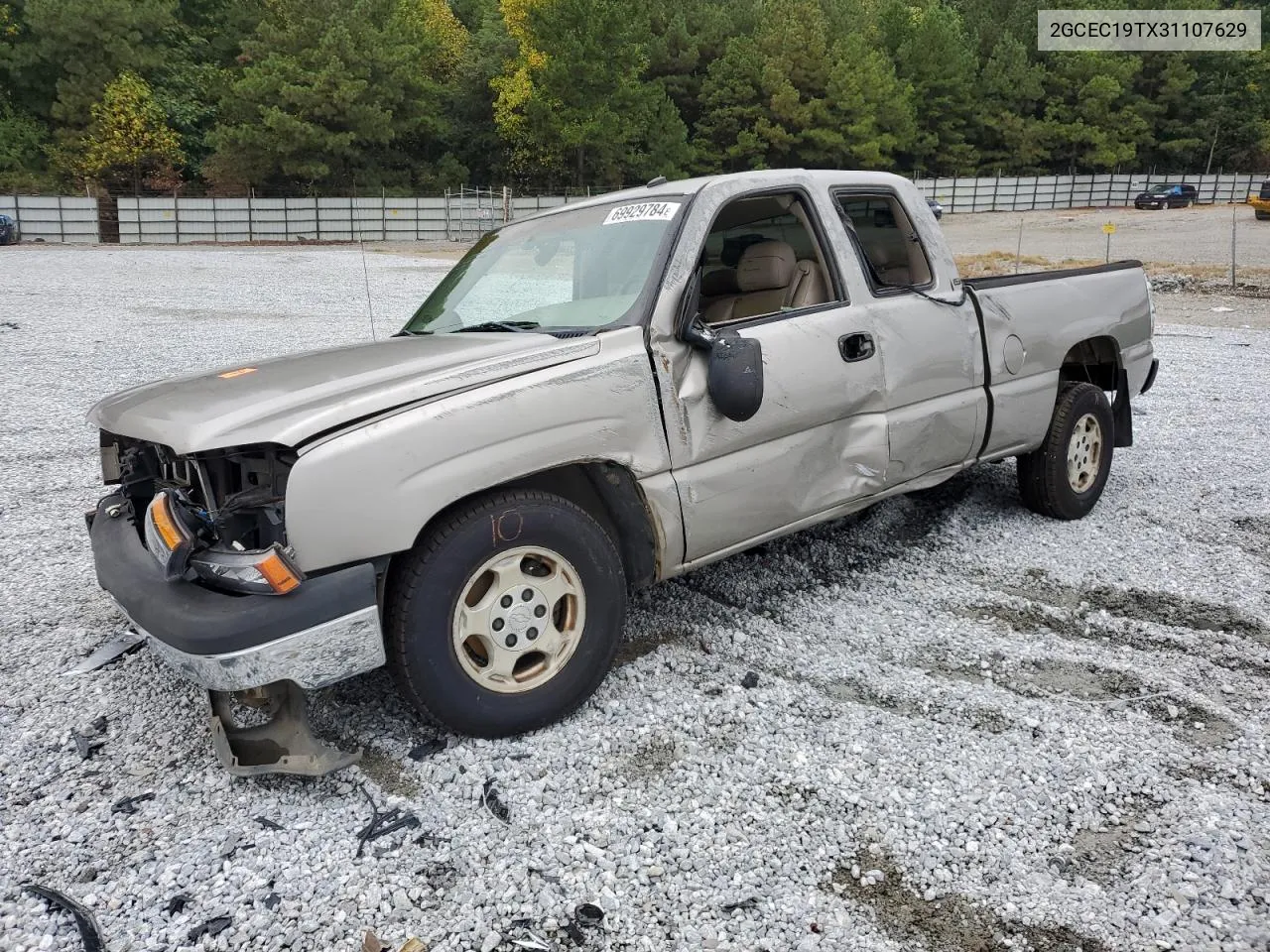 2GCEC19TX31107629 2003 Chevrolet Silverado C1500