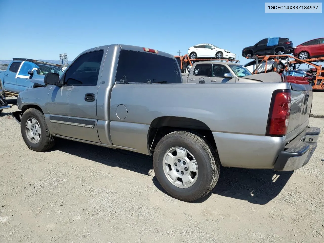 2003 Chevrolet Silverado C1500 VIN: 1GCEC14X83Z184937 Lot: 70443984