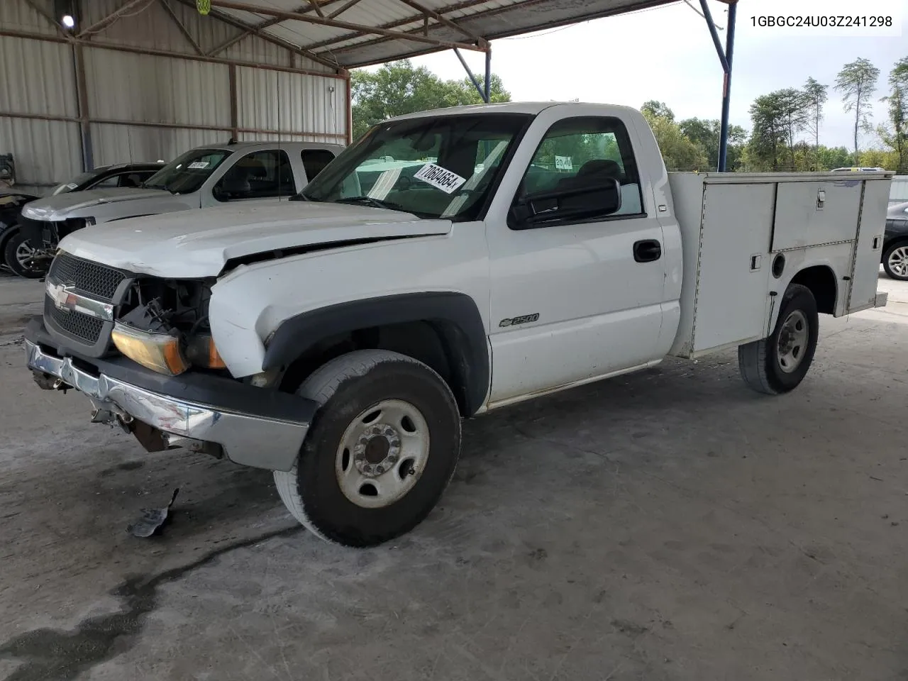 2003 Chevrolet Silverado C2500 VIN: 1GBGC24U03Z241298 Lot: 70604664