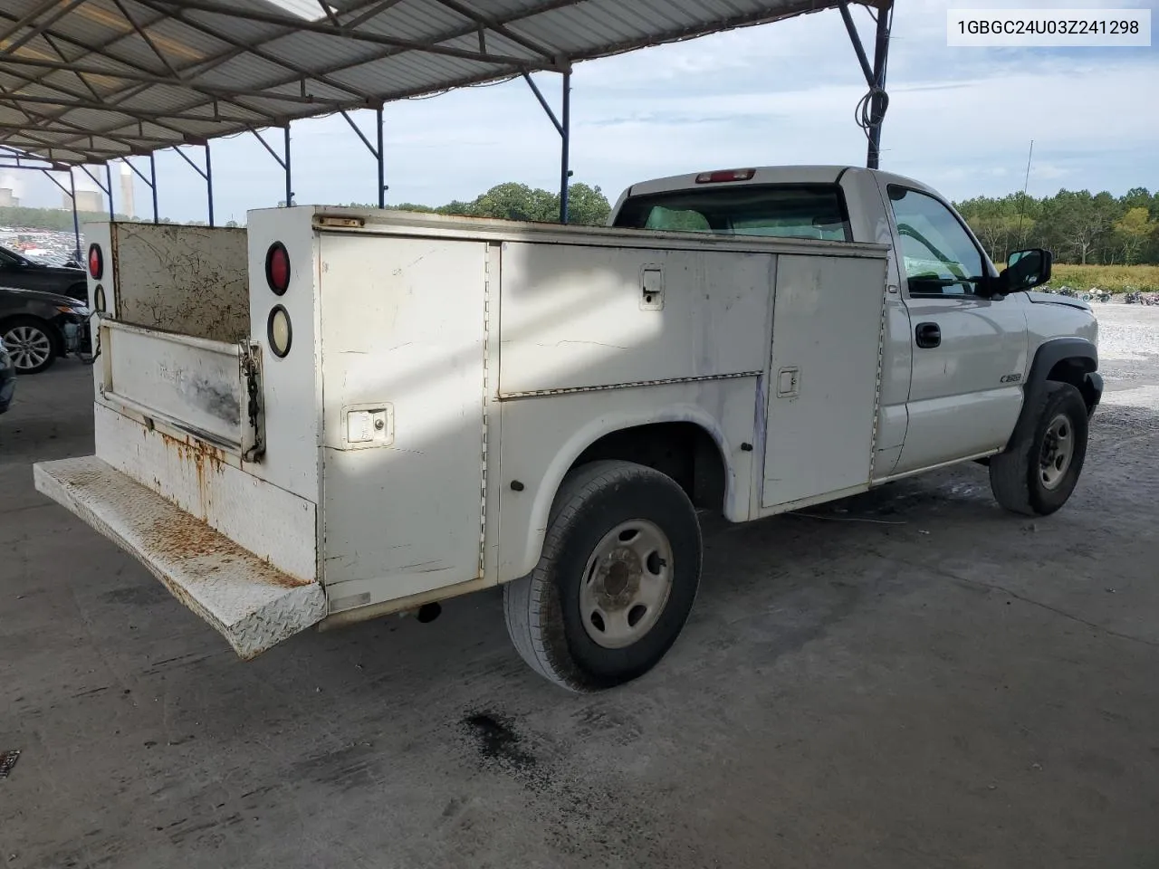 2003 Chevrolet Silverado C2500 VIN: 1GBGC24U03Z241298 Lot: 70604664