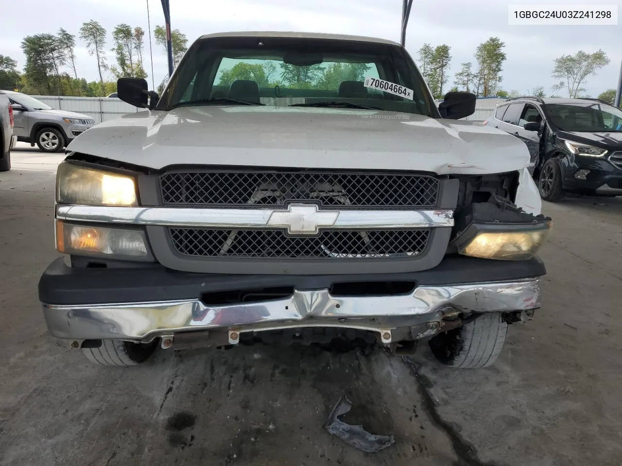 2003 Chevrolet Silverado C2500 VIN: 1GBGC24U03Z241298 Lot: 70604664