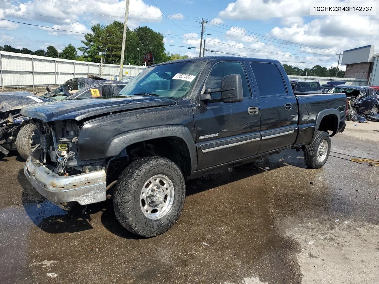 2003 Chevrolet Silverado K2500 Heavy Duty VIN: 1GCHK23143F142737 Lot: 70627304