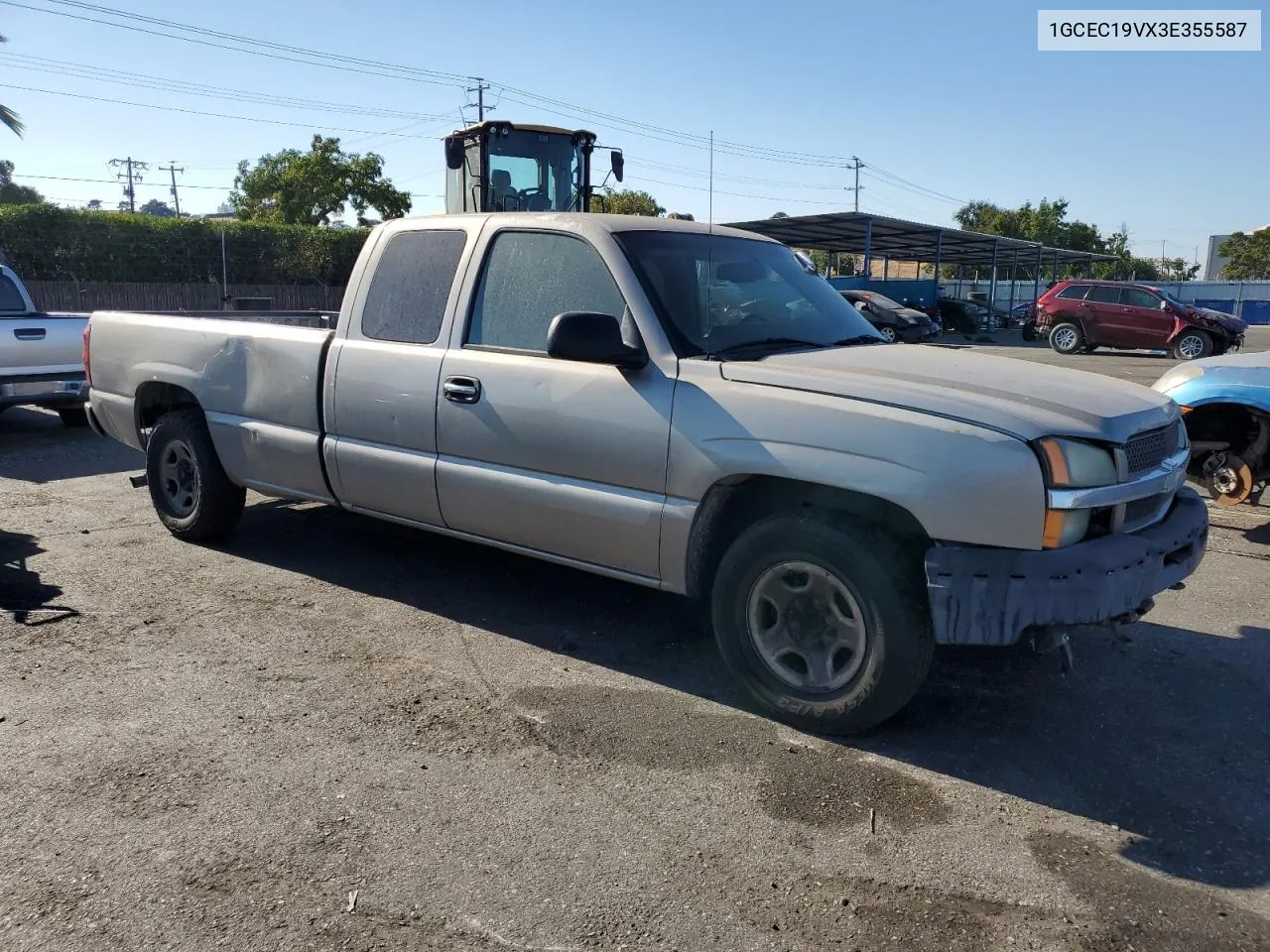 1GCEC19VX3E355587 2003 Chevrolet Silverado C1500