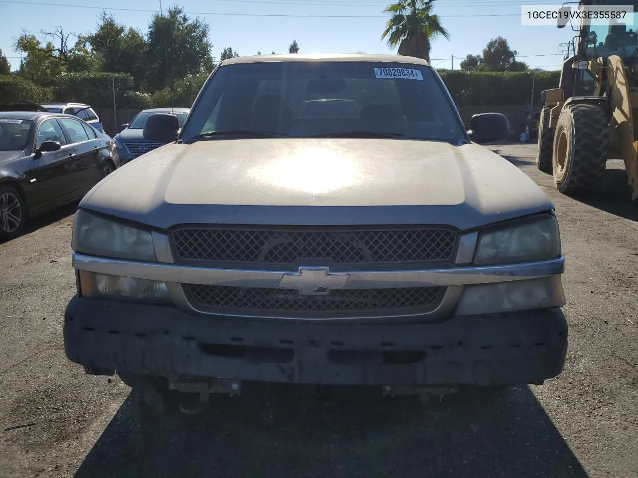 2003 Chevrolet Silverado C1500 VIN: 1GCEC19VX3E355587 Lot: 70829834