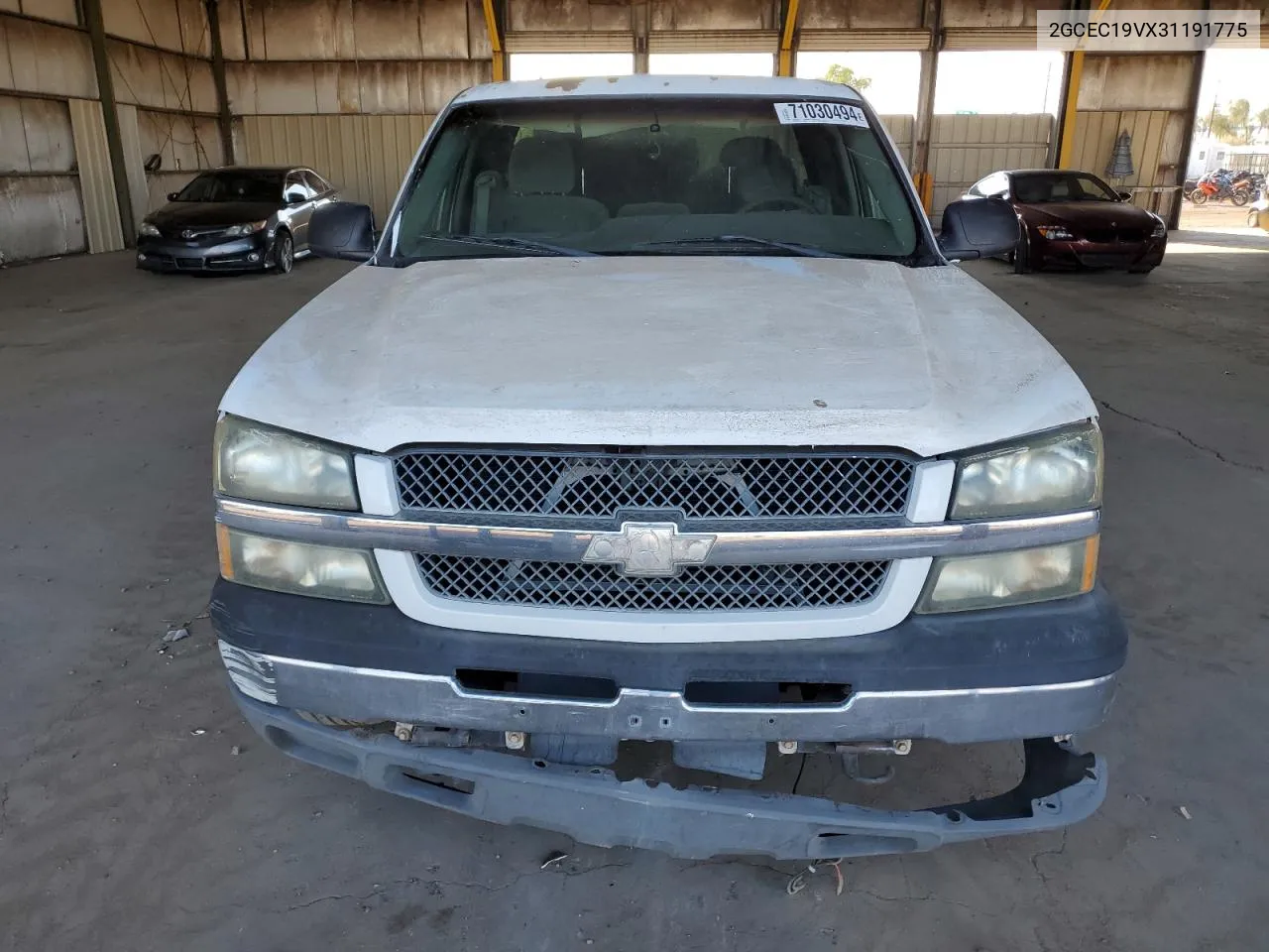 2003 Chevrolet Silverado C1500 VIN: 2GCEC19VX31191775 Lot: 71030494