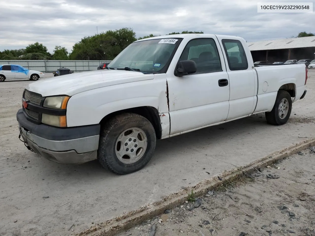 2003 Chevrolet Silverado C1500 VIN: 1GCEC19V23Z290548 Lot: 71031684