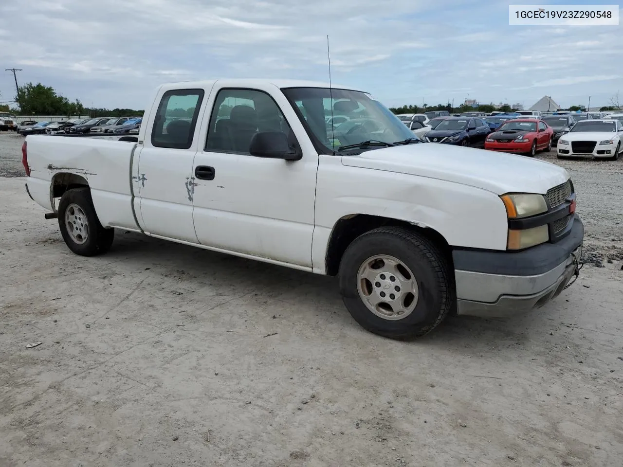 2003 Chevrolet Silverado C1500 VIN: 1GCEC19V23Z290548 Lot: 71031684