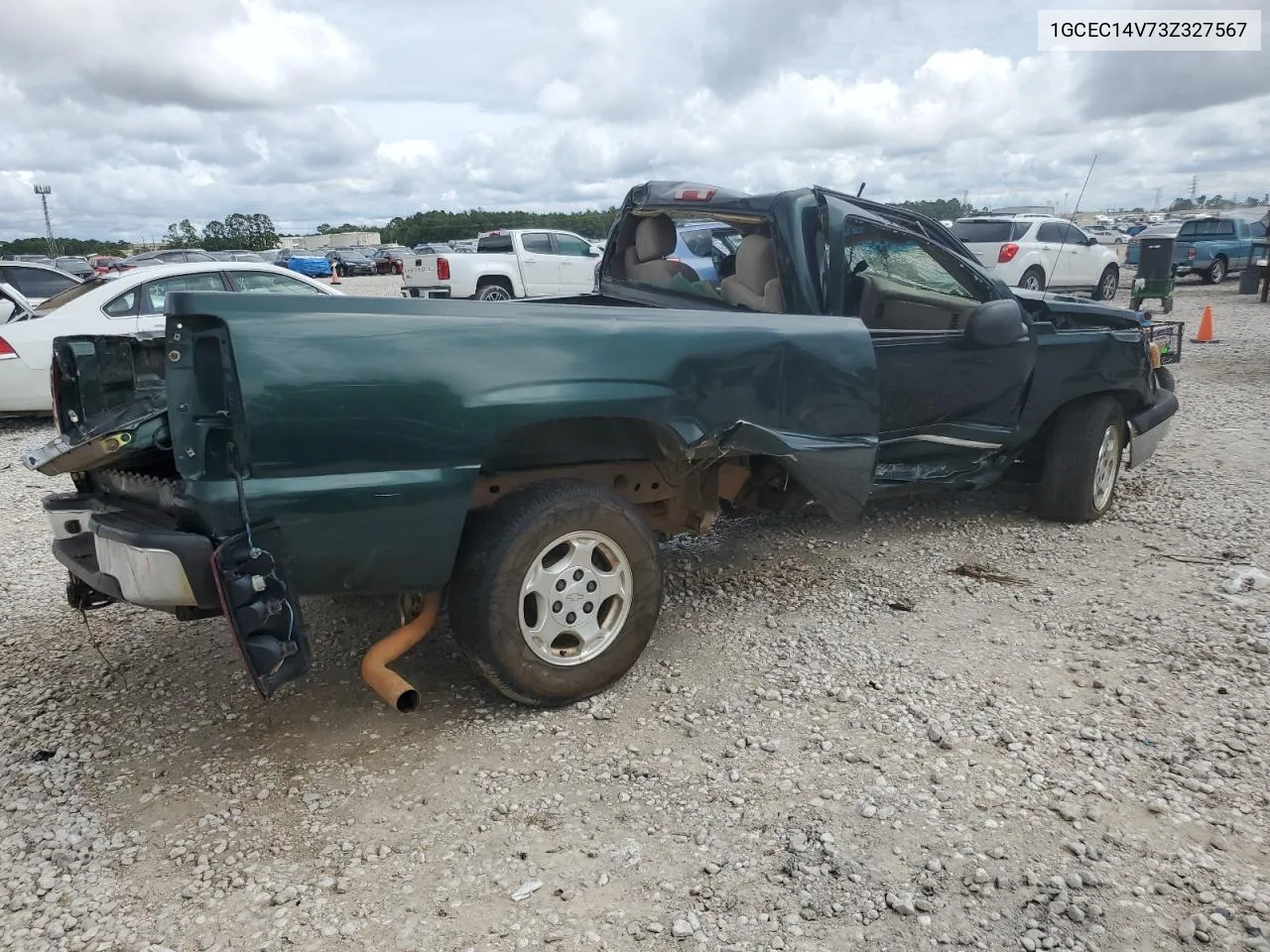 2003 Chevrolet Silverado C1500 VIN: 1GCEC14V73Z327567 Lot: 71125144