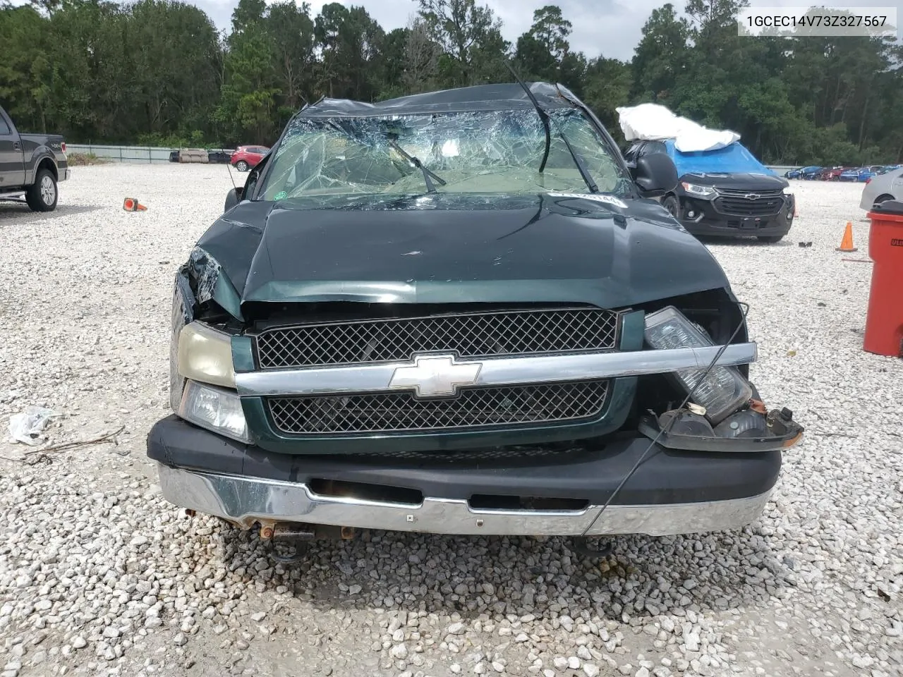 2003 Chevrolet Silverado C1500 VIN: 1GCEC14V73Z327567 Lot: 71125144