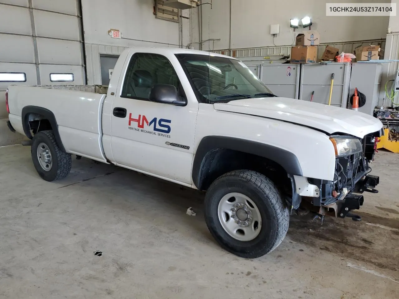 2003 Chevrolet Silverado K2500 Heavy Duty VIN: 1GCHK24U53Z174104 Lot: 71160734