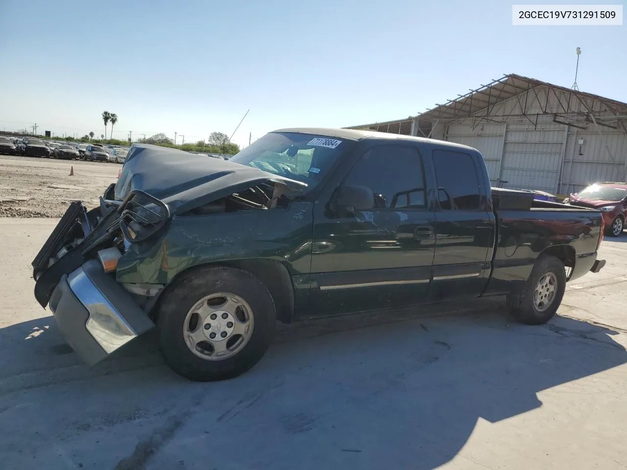 2003 Chevrolet Silverado C1500 VIN: 2GCEC19V731291509 Lot: 71178884