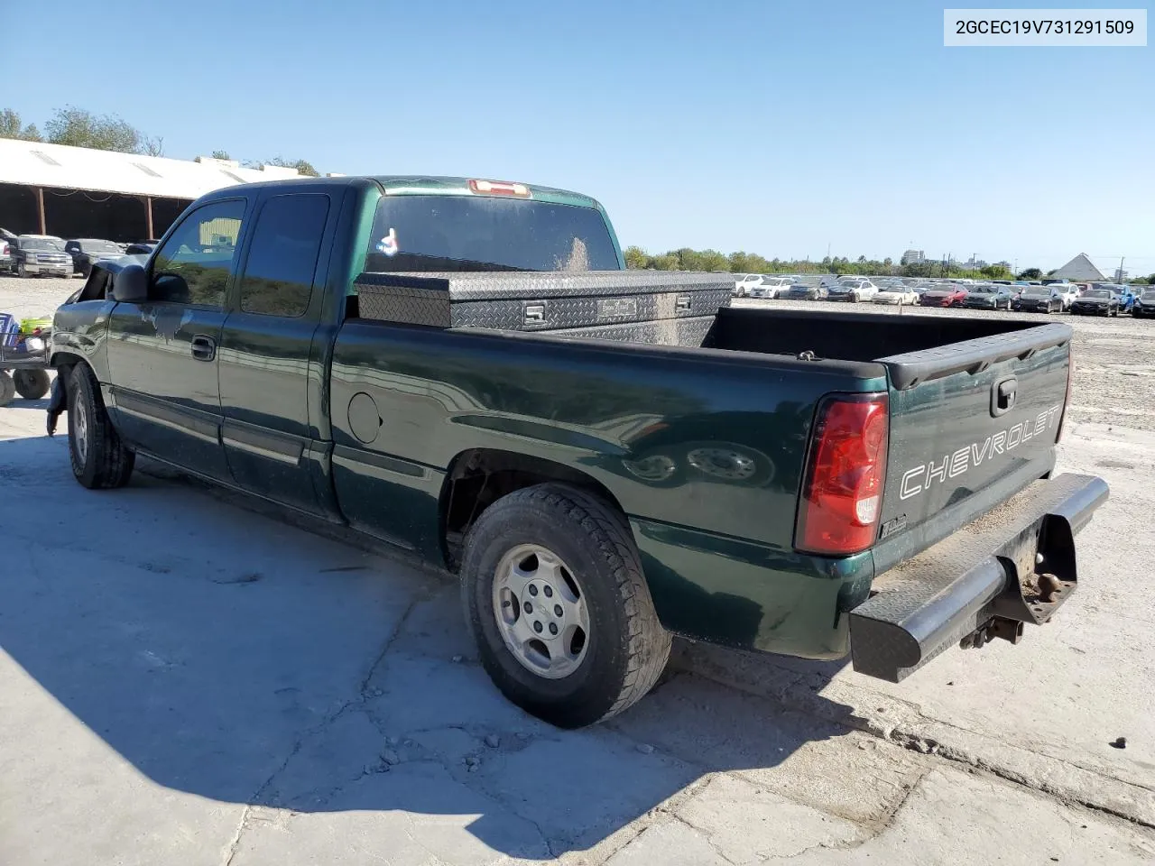 2003 Chevrolet Silverado C1500 VIN: 2GCEC19V731291509 Lot: 71178884